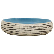 Vidaxl opzetwasbak ovaal 59x40x15 cm keramiek meerkleurig - afbeelding 3