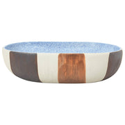 Vidaxl opzetwasbak ovaal 59x40x14 cm keramiek meerkleurig - afbeelding 3