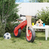 Vidaxl loopfiets voor kinderen met luchtbanden rood