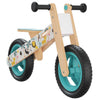 Vidaxl loopfiets voor kinderen blauw met print
