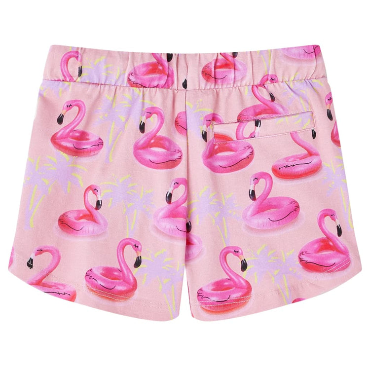 Vidaxl kindershorts met trekkoord 92 lichtroze
