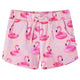Vidaxl kindershorts met trekkoord 104 lichtroze