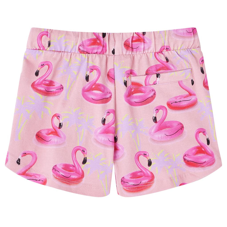 Vidaxl kindershorts met trekkoord 104 lichtroze