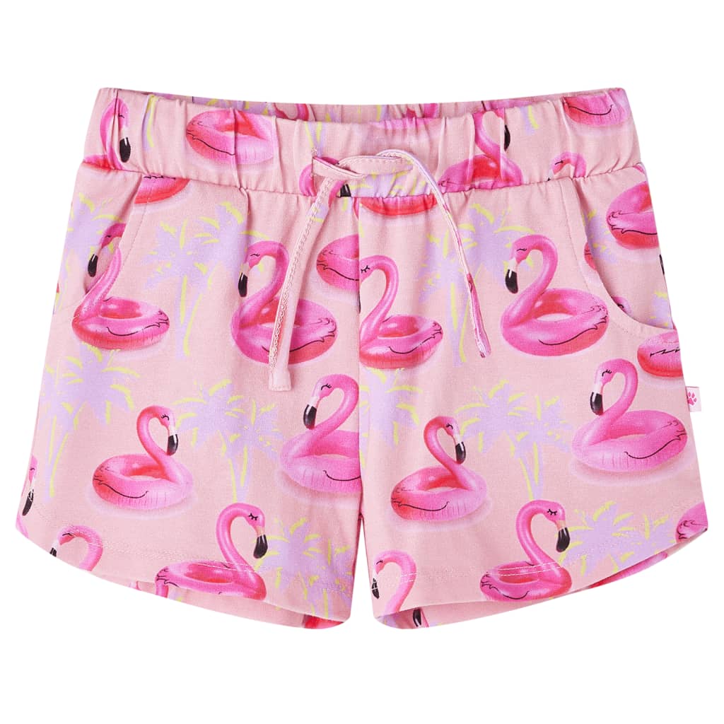 Vidaxl kindershorts met trekkoord 116 lichtroze