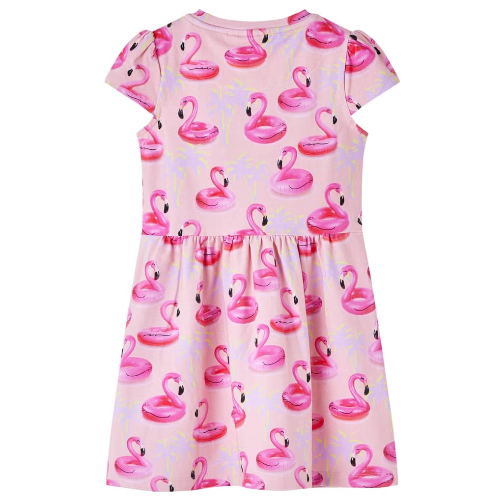 Vidaxl kinderjurk 104 lichtroze