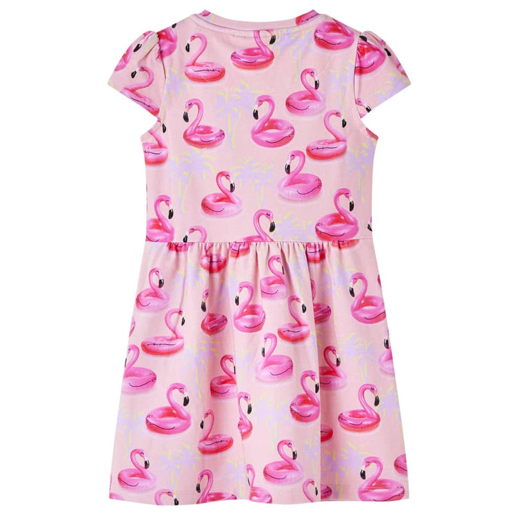 Vidaxl kinderjurk 104 lichtroze