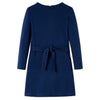 Vidaxl kinderjurk met lange mouwen 104 marineblauw