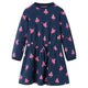 Vidaxl kinderjurk 104 marineblauw