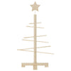 Vidaxl kerstdecoratie kerstboom 75 cm massief grenenhout