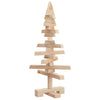 Vidaxl kerstdecoratie kerstboom 60 cm massief grenenhout