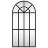 Vidaxl wandspiegel boog 30x60 cm ijzer zwart