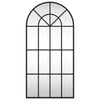Vidaxl wandspiegel boog 40x80 cm ijzer zwart
