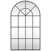 Vidaxl wandspiegel boog 60x100 cm ijzer zwart