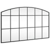 Vidaxl wandspiegel boog 100x60 cm ijzer zwart