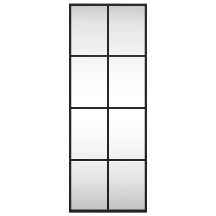 Vidaxl wandspiegel rechthoekig 30x80 cm ijzer zwart