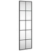 Vidaxl wandspiegel rechthoekig 30x100 cm ijzer zwart