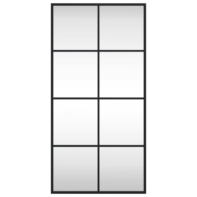 Vidaxl wandspiegel rechthoekig 40x80 cm ijzer zwart