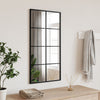 Vidaxl wandspiegel rechthoekig 40x80 cm ijzer zwart