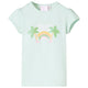Vidaxl kindershirt 92 lichtmint