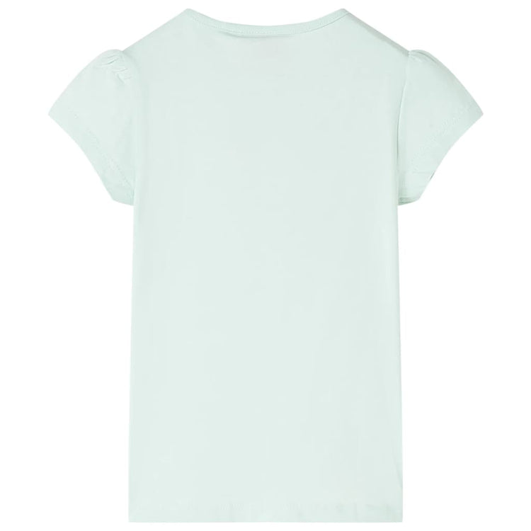 Vidaxl kindershirt 92 lichtmint