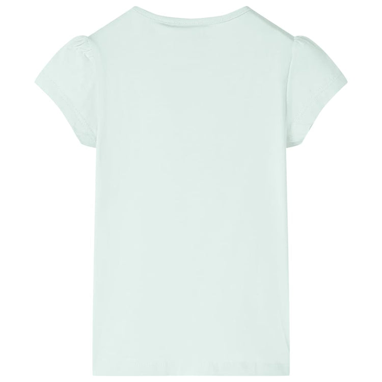 Vidaxl kindershirt 104 lichtmintkleurig