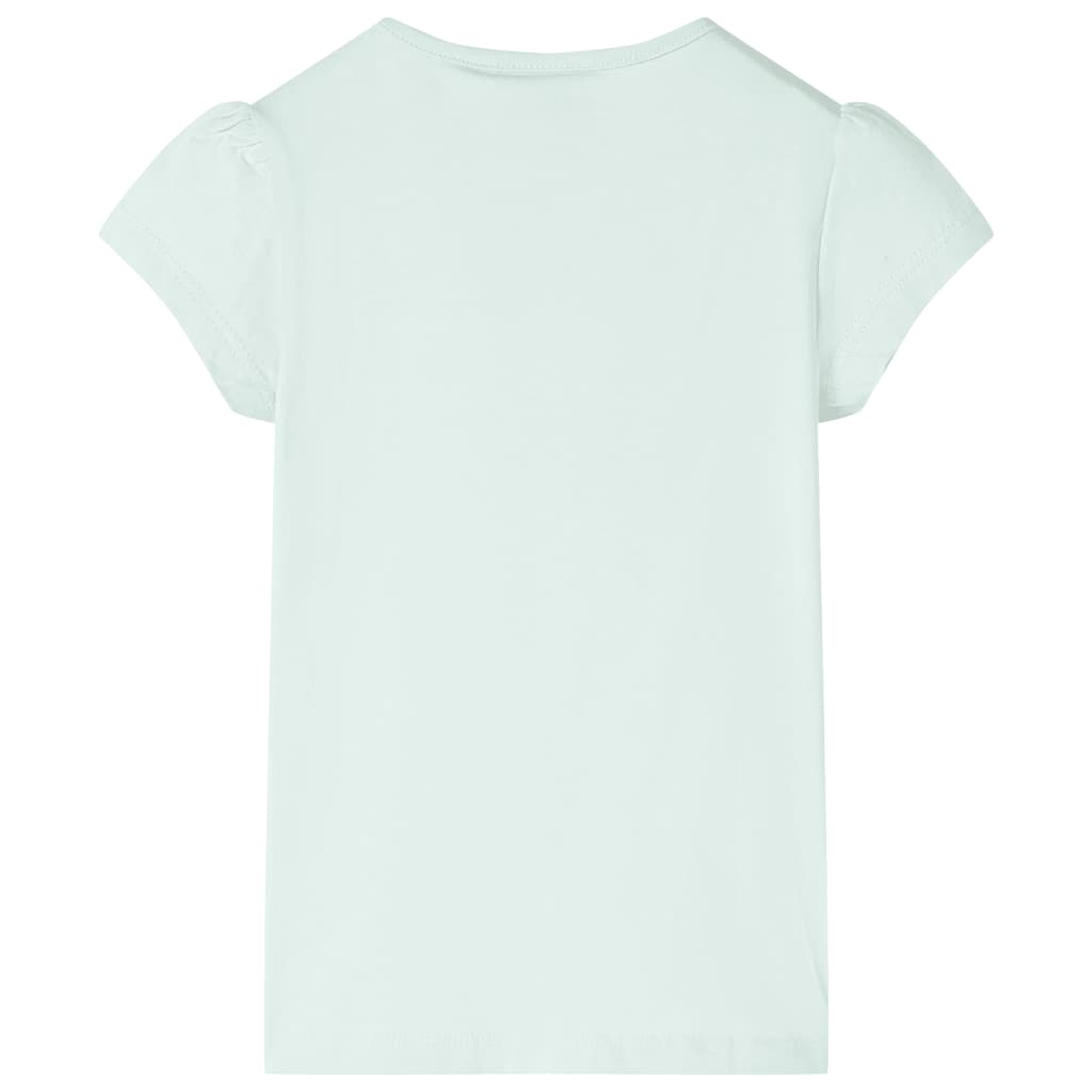 Vidaxl kindershirt 116 lichtmint