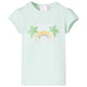 Vidaxl kindershirt 128 lichtmint