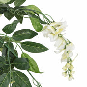 Vidaxl kunstplant wisteria 1260 bladeren 180 cm groen en wit - afbeelding 3