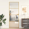 Vidaxl binnendeur smal 76x201,5 cm gehard glas en aluminium goudkleur