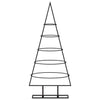 VidaXL Kerstdecoratie kerstboom 90 cm metaal zwart