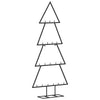 Vidaxl kerstdecoratie kerstboom 90 cm metaal zwart