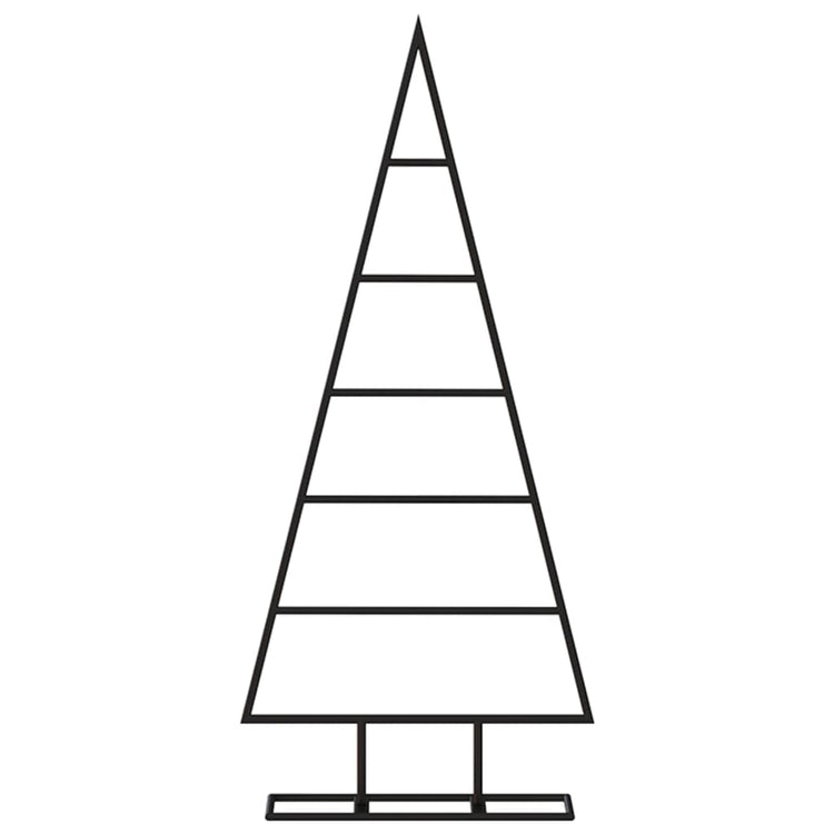 Vidaxl kerstdecoratie kerstboom 90 cm metaal zwart