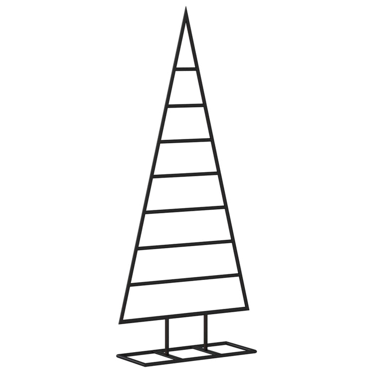 Vidaxl kerstdecoratie kerstboom 125 cm metaal zwart