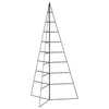 Vidaxl kerstdecoratie kerstboom 180 cm metaal zwart