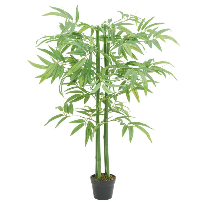 VidaXL Kunstplant bamboe 384 bladeren 120 cm groen