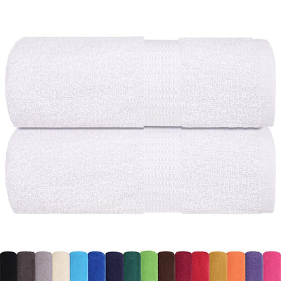 Vidaxl washandjes frogn 2 st 15x21 cm 360 g m² wit