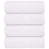 Vidaxl washandjes frogn 4 st 15x21 cm 360 g m² wit