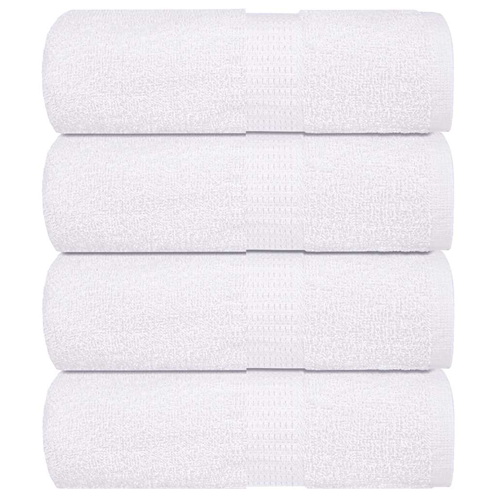 Vidaxl washandjes frogn 4 st 15x21 cm 360 g m² wit