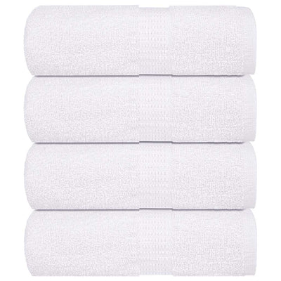 Vidaxl washandjes frogn 4 st 15x21 cm 360 g m² wit