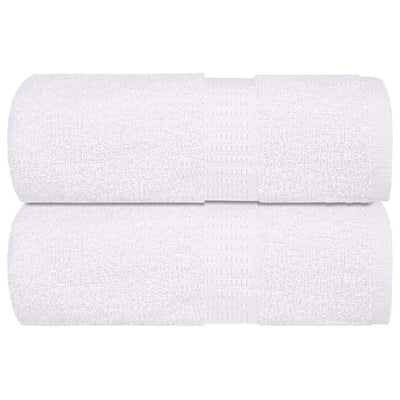 Vidaxl washandjes frogn 2 st 30x30 cm 360 g m² wit