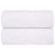 Vidaxl washandjes frogn 2 st 30x30 cm 360 g m² wit