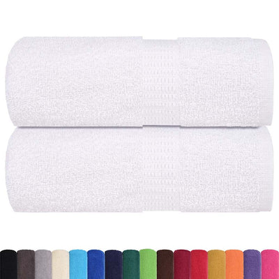 Vidaxl washandjes frogn 2 st 30x30 cm 360 g m² wit