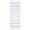 Vidaxl washandjes 10 stuks frogn wit 30x30 cm 100% katoen