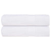 Vidaxl douchehanddoeken frogn 2 st 70x140 cm 360 g m² wit