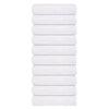 Vidaxl douchehanddoeken frogn 10 st 70x140 cm 360 g m² wit