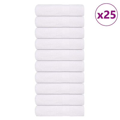 Vidaxl badhanddoeken frogn 25 st 100x150 cm 360 g m² wit