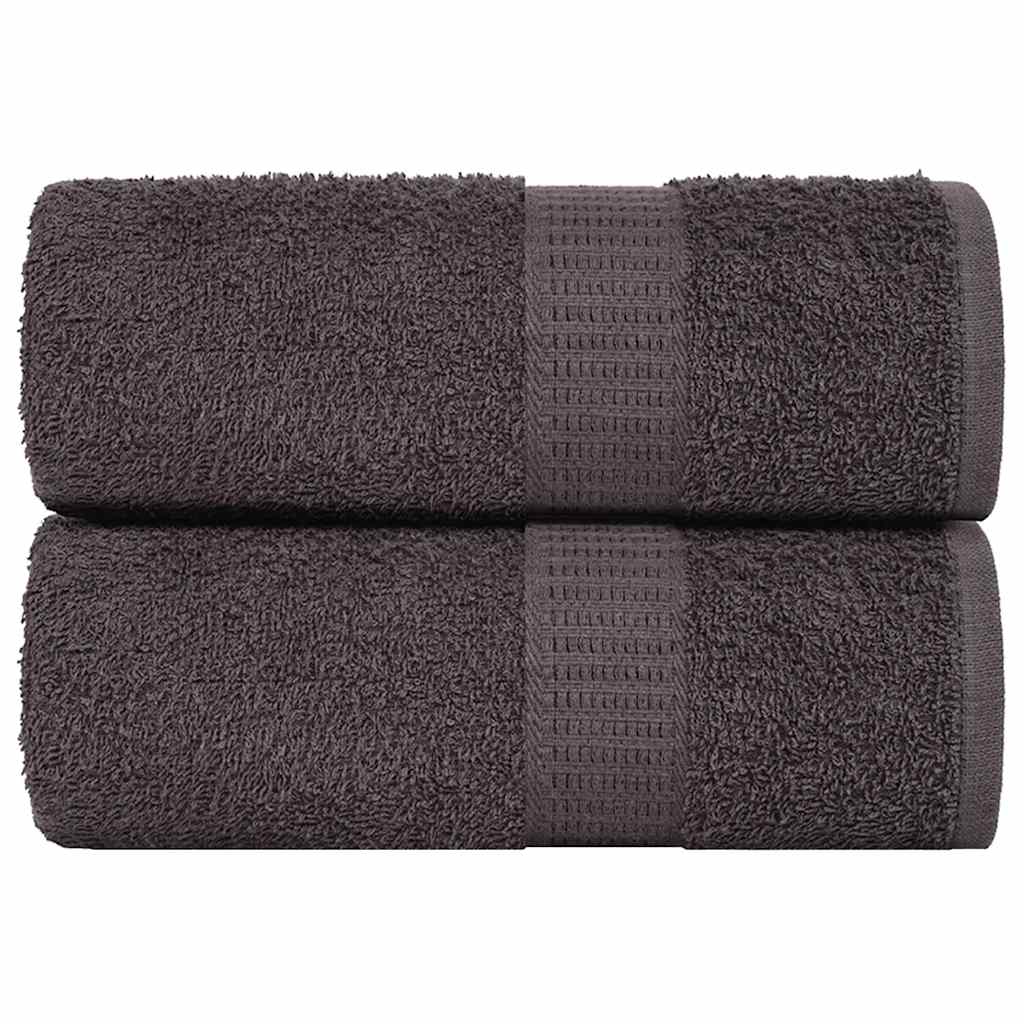 Vidaxl washandjes frogn 2 st 15x21 cm 360 g m² antraciet