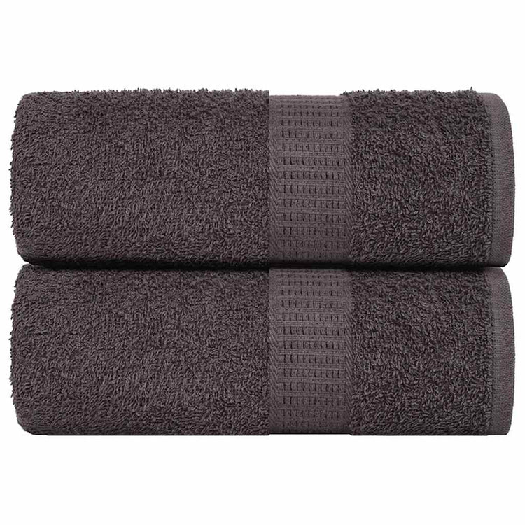 Vidaxl washandjes frogn 2 st 15x21 cm 360 g m² antraciet