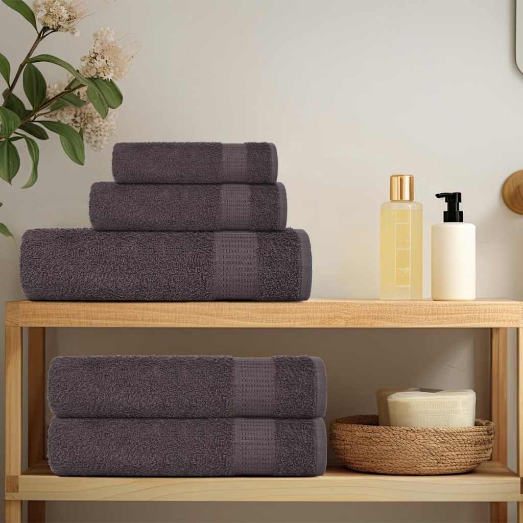 Vidaxl washandjes frogn 50 st 15x21 cm 360 g m² antraciet