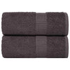 Vidaxl washandjes frogn 2 st 30x30 cm 360 g m² antraciet